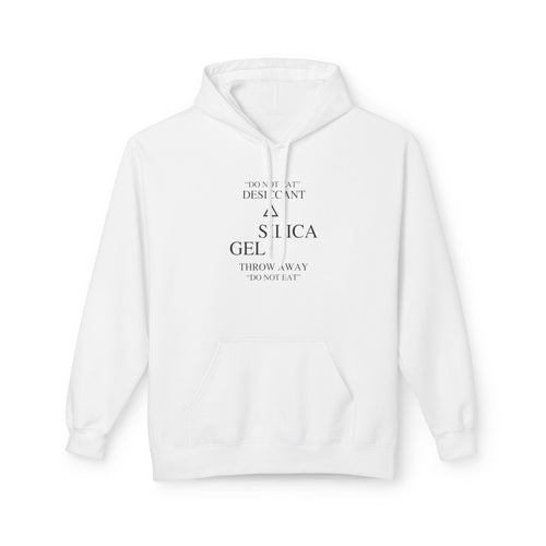 Silica Gel Packet Hoodie | Hilarious "Do Not Eat" Packaging Sweatshirt