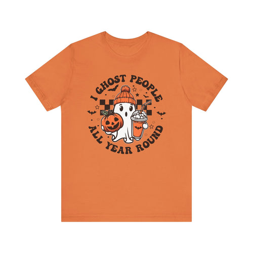 I Ghost People Year Round' Cute Halloween T-Shirt