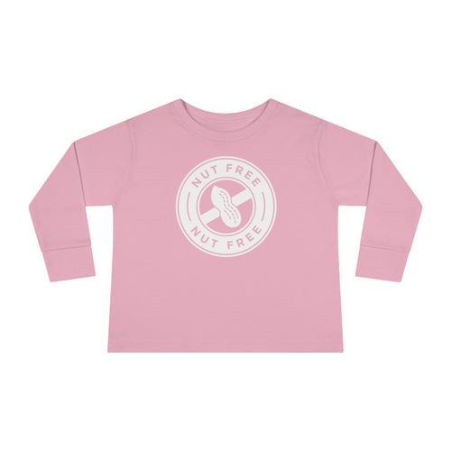 Nut Free' Allergy Alert | Toddler Long Sleeve T-Shirt