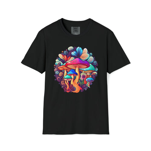 Psychedelic Mushroom Graphic T-Shirt | Trippy Fungi Tee