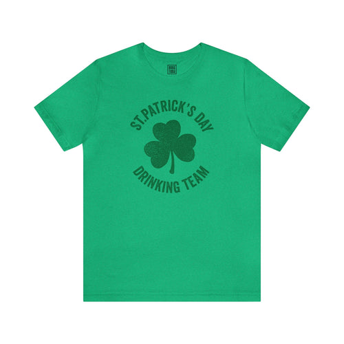 St. Patricks Day Drinking Team Short Sleeve T-Shirt | Irish Courage Group Tee | Holiday Funnies