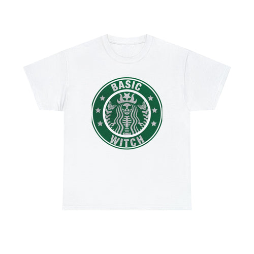 Basic Witch Starbucks Parody T-Shirt - Hocus Pocus Style