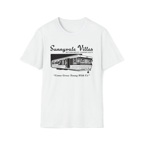 Sunnyvale Villas Retirement Community T-Shirt | Trailer Park Boys Parody T-Shirt