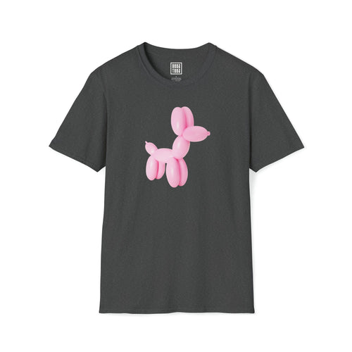 Pink Twisted Ballon Dog Graphic T-Shirt