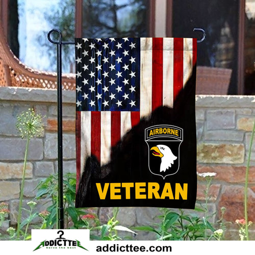 101st Airborne Division 101st AB Veteran Garden Flag