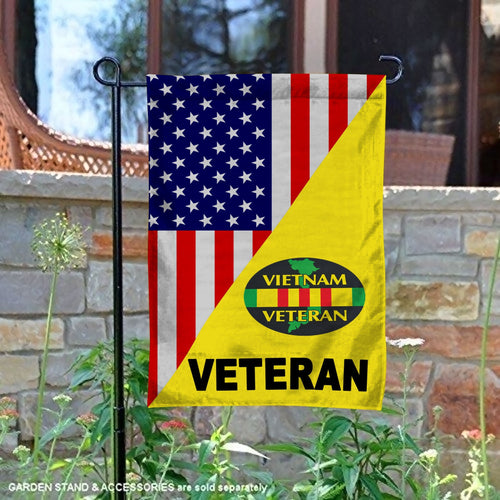 Vietnam Veteran Garden Flag