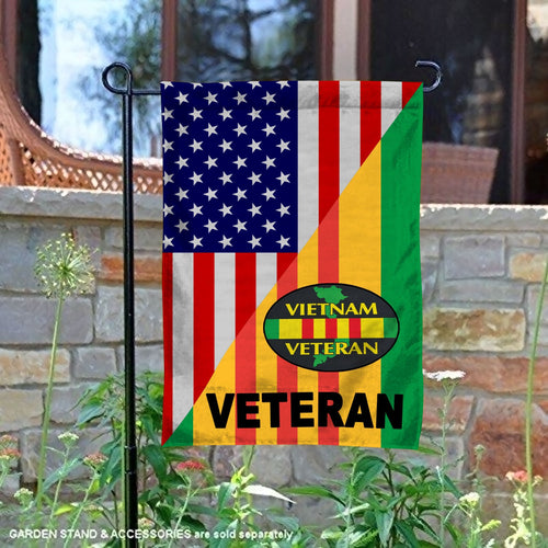 Vietnam Veteran Garden Flag