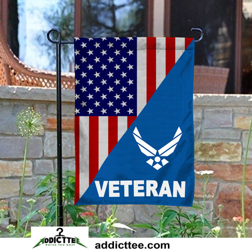 US AIR FORCE VETERAN GARDEN FLAG