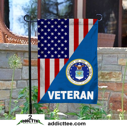 US AIR FORCE VETERAN GARDEN FLAG