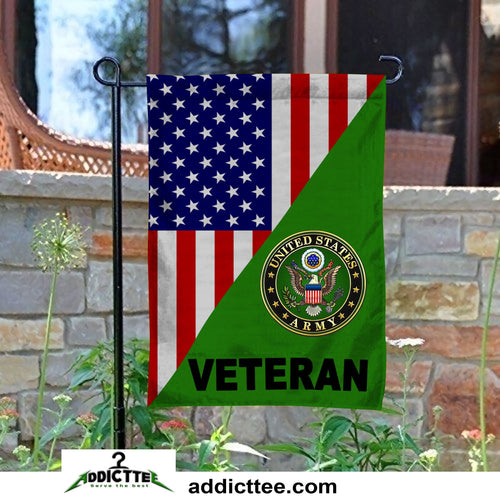 Buy 1 Get 1 At 30% US Army Veteran Garden Flag