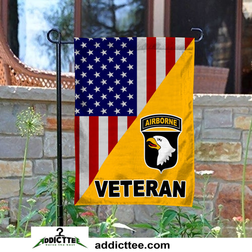 101st Airborne Division 101st AB Veteran Garden Flag