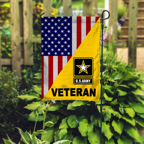 Buy 1 Get 1 At 30% US Army Veteran Garden Flag