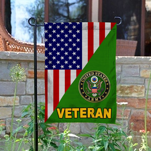 US Army Veteran Garden Flag